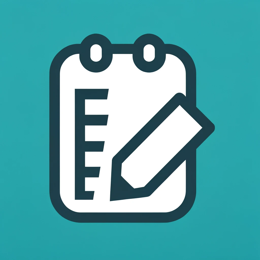 DALL·E 2023-12-04 10.04.17 - A minimalist icon representing Plan, using the same style as the right icon previously created. The icon should feature a simple, white representati